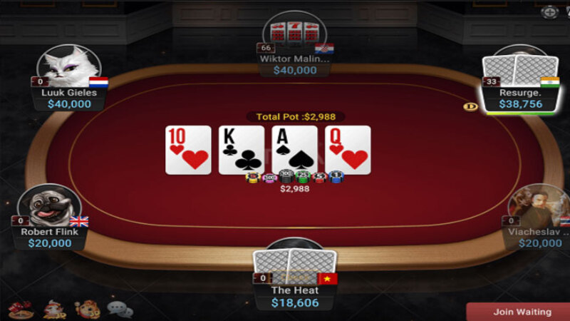 Số người chơi bài Poker Texas Hold’em