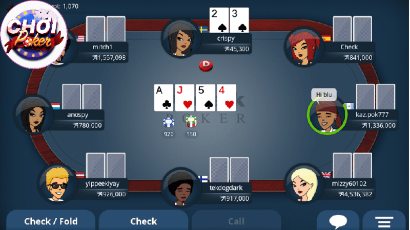 Ứng dụng cho phép chơi poker miễn phí uy tín và an toàn
