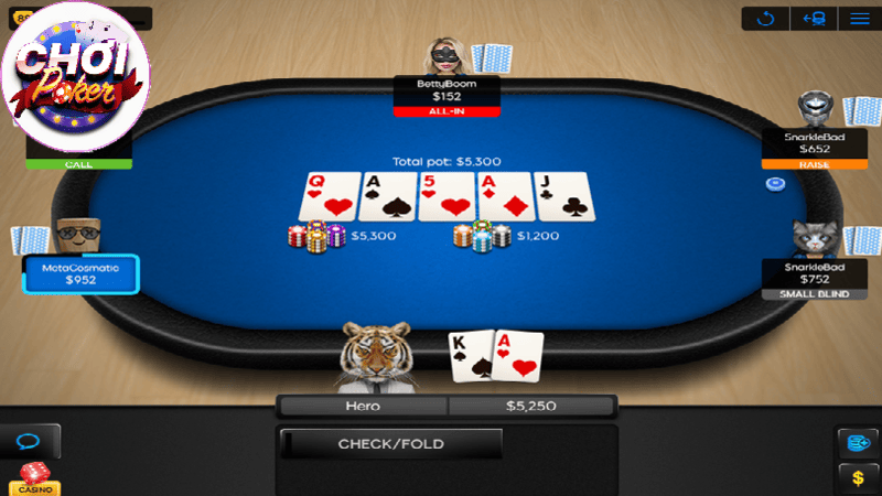 Cách đánh Poker Online với bạn bè miễn phí, dễ dàng trên điện thoại