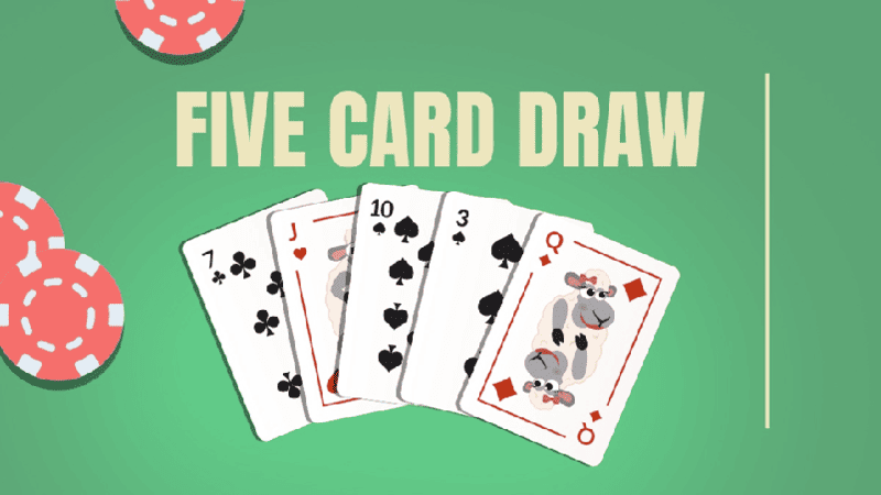 Cách chia bài và thứ tự thắng thua trong poker 5 lá như thế nào
