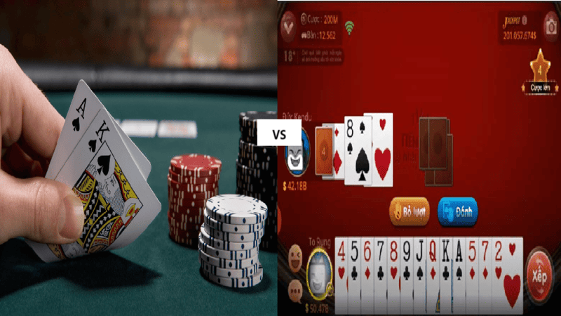 Poker khác gì so với các trò chơi bài khác như tiến lên hay Blackjack 1